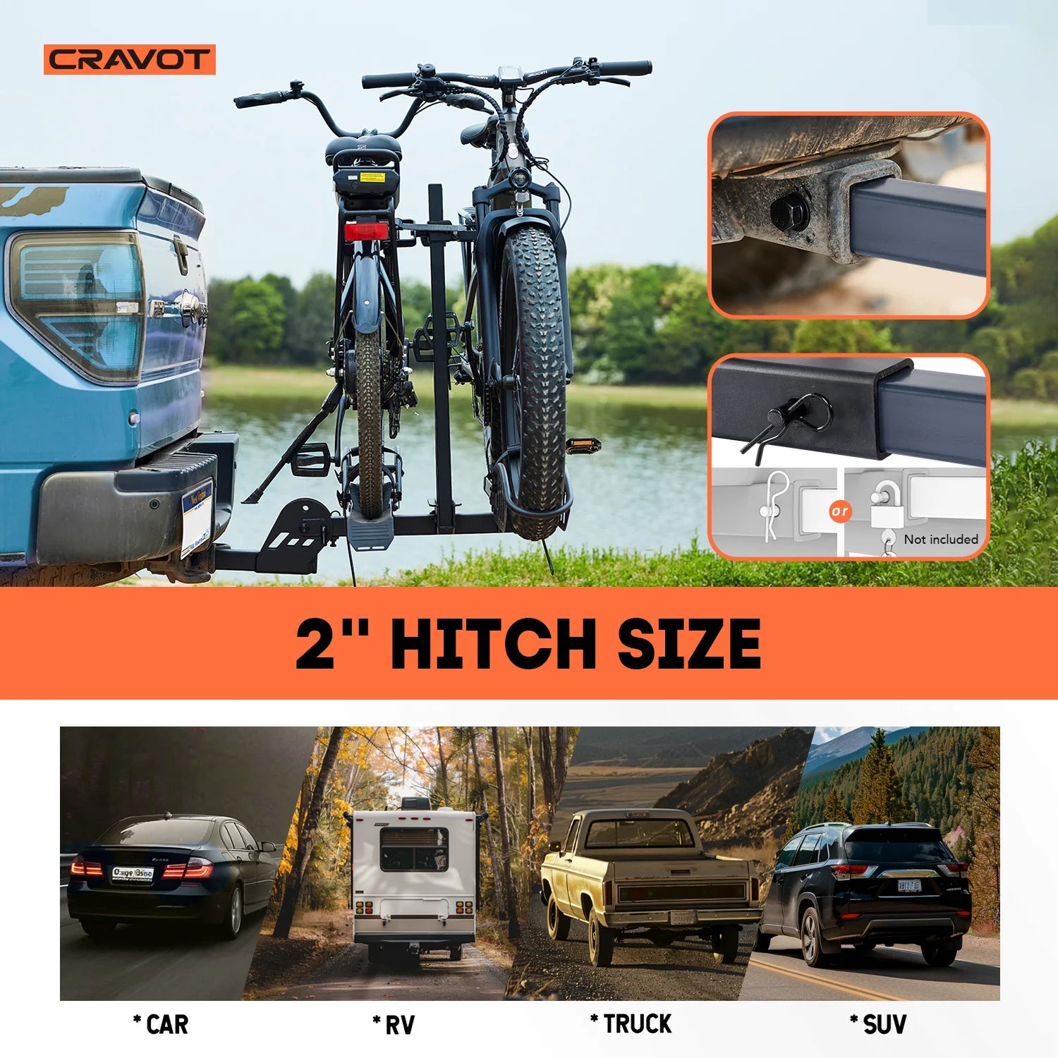 CyberRack E2 Hitch Bike Rack